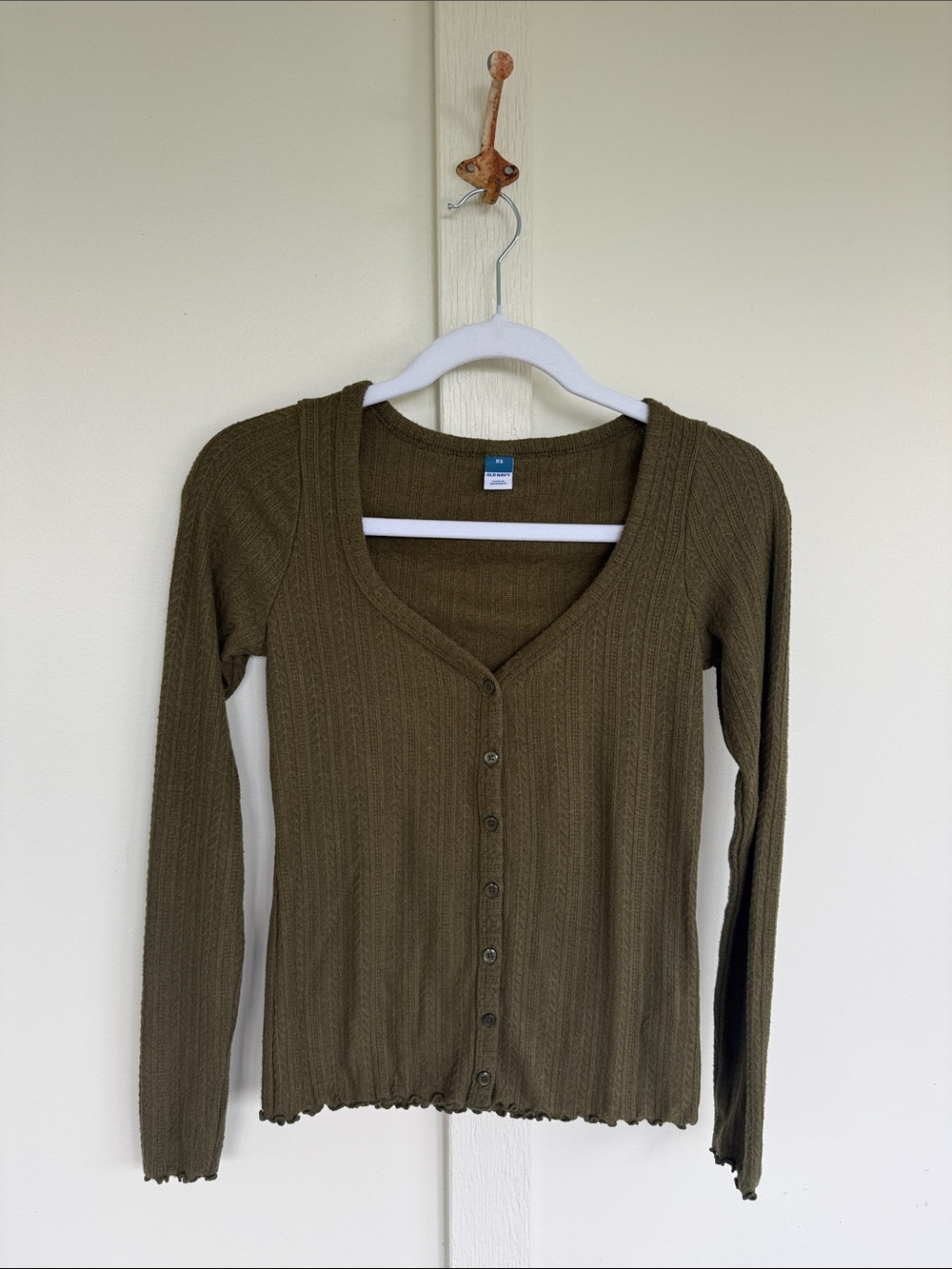 Old Navy green sweater top